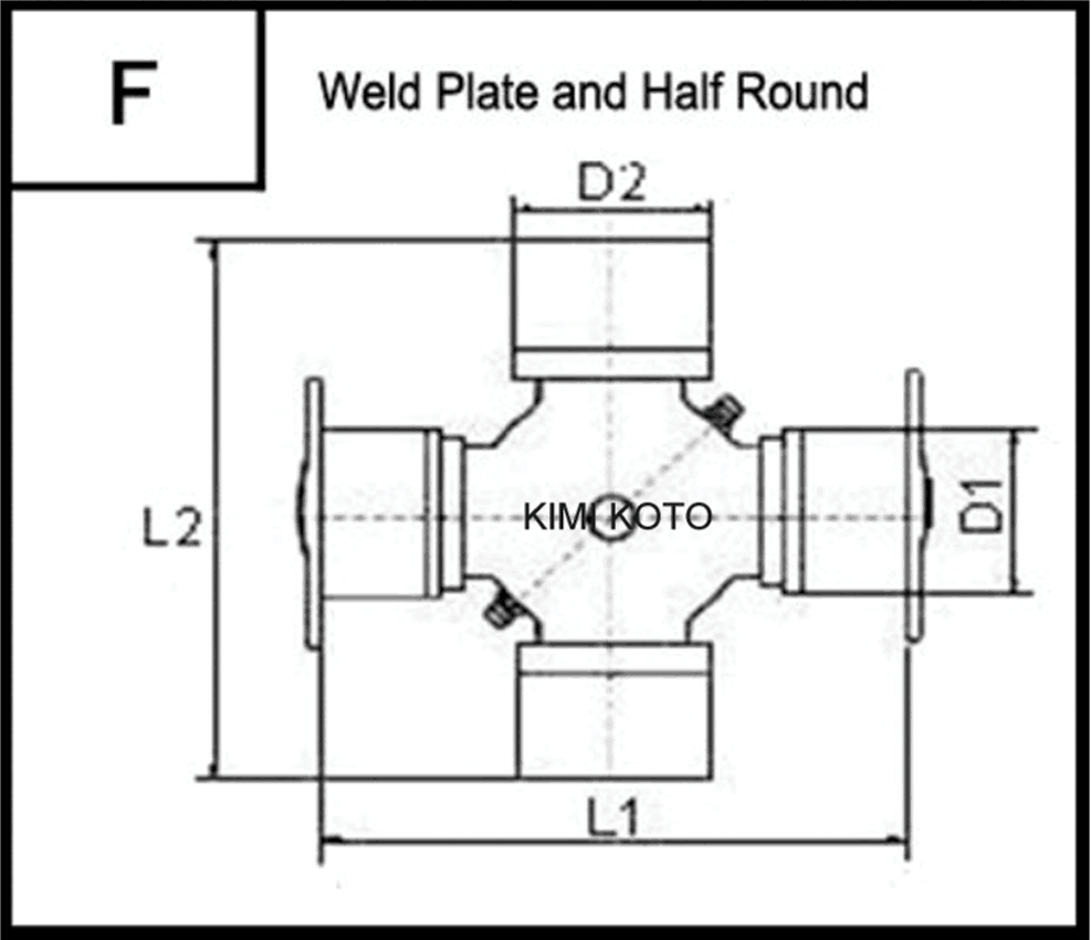 Weld Plate/Half Round(F)
