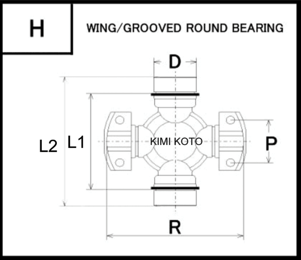 Wing/Round Bearing(H)